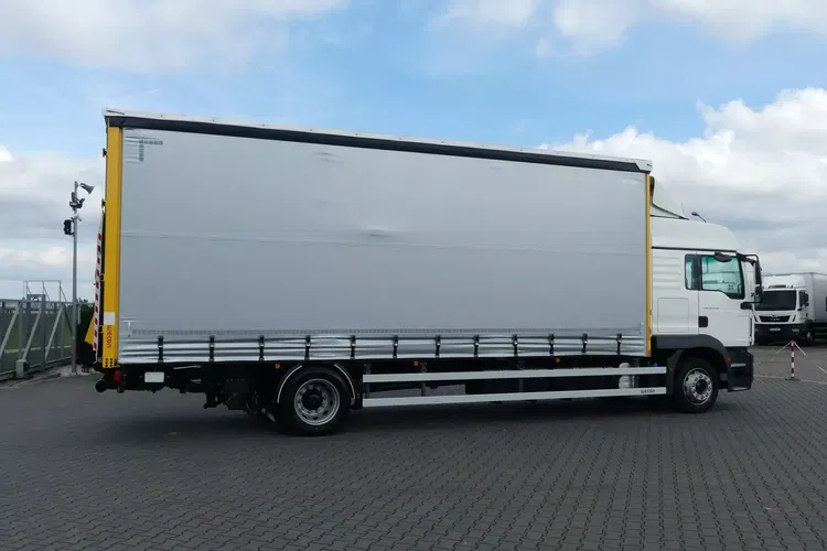 MAN TGM 18.340 / FIRANKA 7.70 + WINDA / ZSUWANY DACH / EURO 6 / zdjęcie 8