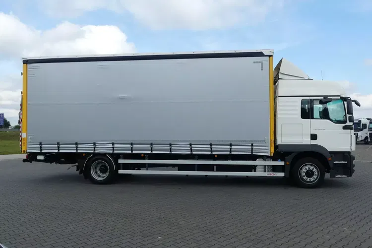 MAN TGM 18.340 / FIRANKA 7.70 + WINDA / ZSUWANY DACH / EURO 6 / zdjęcie 9
