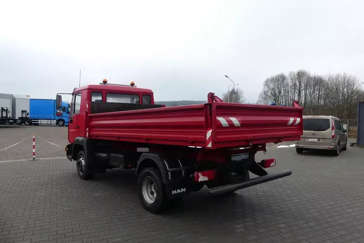 MAN LE 8.180 / 3- STRONNA WYWROTKA / BLOKADA MOSTU / zdjęcie 12