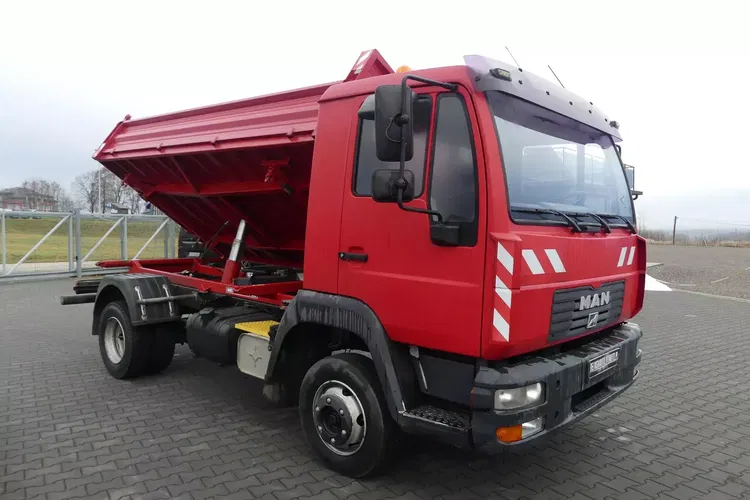 MAN LE 8.180 / 3- STRONNA WYWROTKA / BLOKADA MOSTU / zdjęcie 7