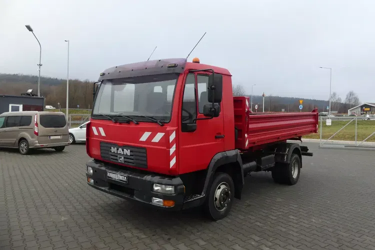 MAN LE 8.180 / 3- STRONNA WYWROTKA / BLOKADA MOSTU / zdjęcie 9