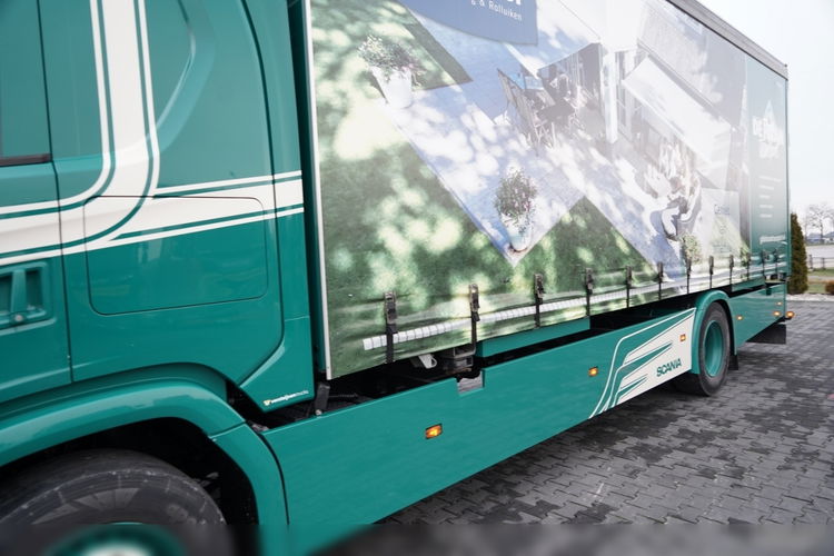 Scania G 280 / SOLÓWKA / 4x2 / FIRANKA - 7.7 m / BDE / CAŁA NA PODUSZKACH / SUWNICA / SKÓRY  zdjęcie 10