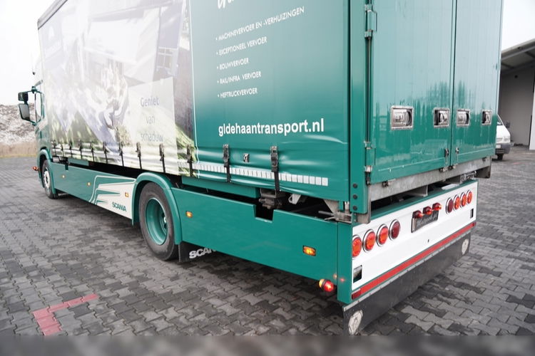 Scania G 280 / SOLÓWKA / 4x2 / FIRANKA - 7.7 m / BDE / CAŁA NA PODUSZKACH / SUWNICA / SKÓRY  zdjęcie 11