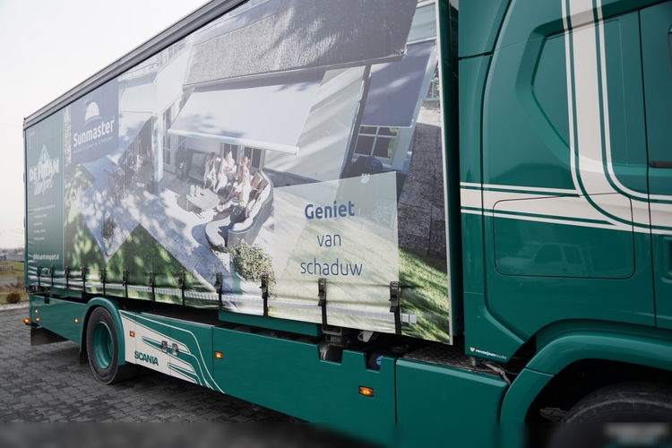 Scania G 280 / SOLÓWKA / 4x2 / FIRANKA - 7.7 m / BDE / CAŁA NA PODUSZKACH / SUWNICA / SKÓRY  zdjęcie 14