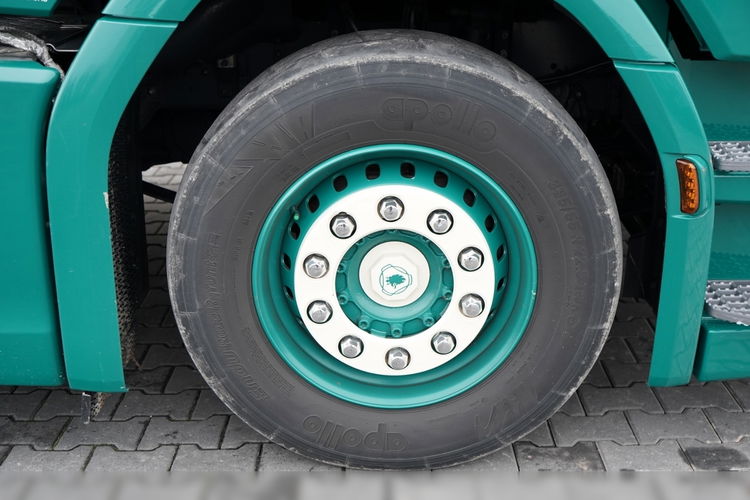 Scania G 280 / SOLÓWKA / 4x2 / FIRANKA - 7.7 m / BDE / CAŁA NA PODUSZKACH / SUWNICA / SKÓRY  zdjęcie 18