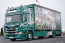 Scania G 280 / SOLÓWKA / 4x2 / FIRANKA - 7.7 m / BDE / CAŁA NA PODUSZKACH / SUWNICA / SKÓRY  zdjęcie 1