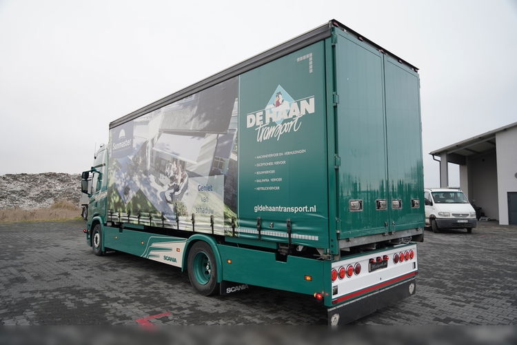 Scania G 280 / SOLÓWKA / 4x2 / FIRANKA - 7.7 m / BDE / CAŁA NA PODUSZKACH / SUWNICA / SKÓRY  zdjęcie 3