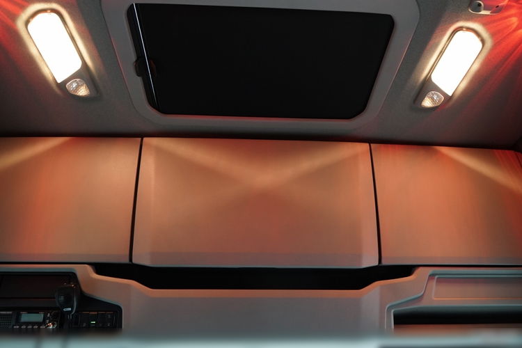 Scania G 280 / SOLÓWKA / 4x2 / FIRANKA - 7.7 m / BDE / CAŁA NA PODUSZKACH / SUWNICA / SKÓRY  zdjęcie 48