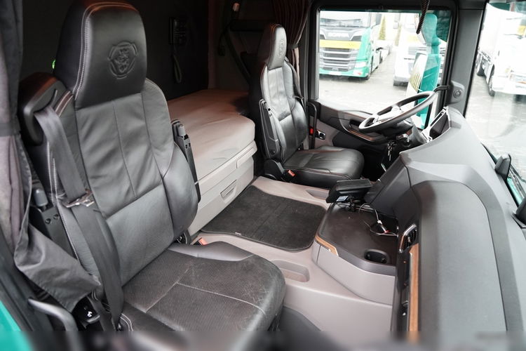 Scania G 280 / SOLÓWKA / 4x2 / FIRANKA - 7.7 m / BDE / CAŁA NA PODUSZKACH / SUWNICA / SKÓRY  zdjęcie 51