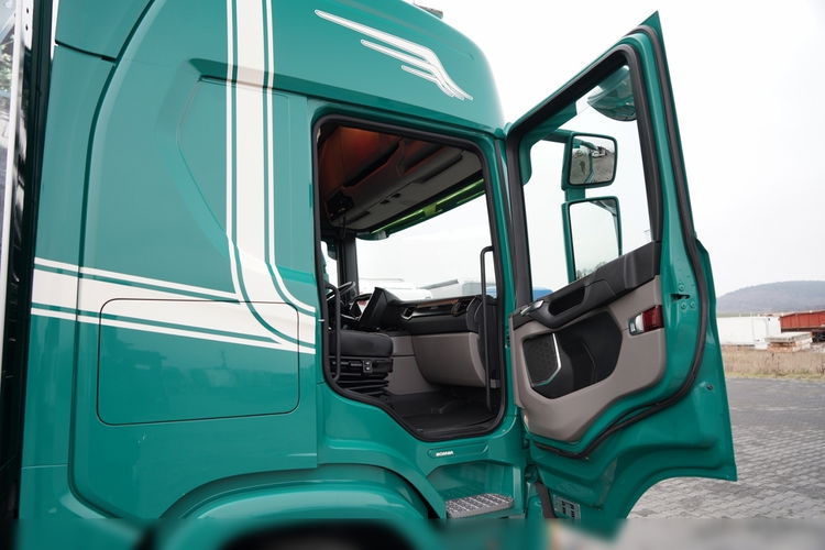 Scania G 280 / SOLÓWKA / 4x2 / FIRANKA - 7.7 m / BDE / CAŁA NA PODUSZKACH / SUWNICA / SKÓRY  zdjęcie 52