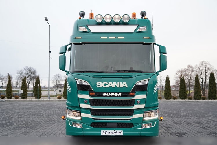 Scania G 280 / SOLÓWKA / 4x2 / FIRANKA - 7.7 m / BDE / CAŁA NA PODUSZKACH / SUWNICA / SKÓRY  zdjęcie 8