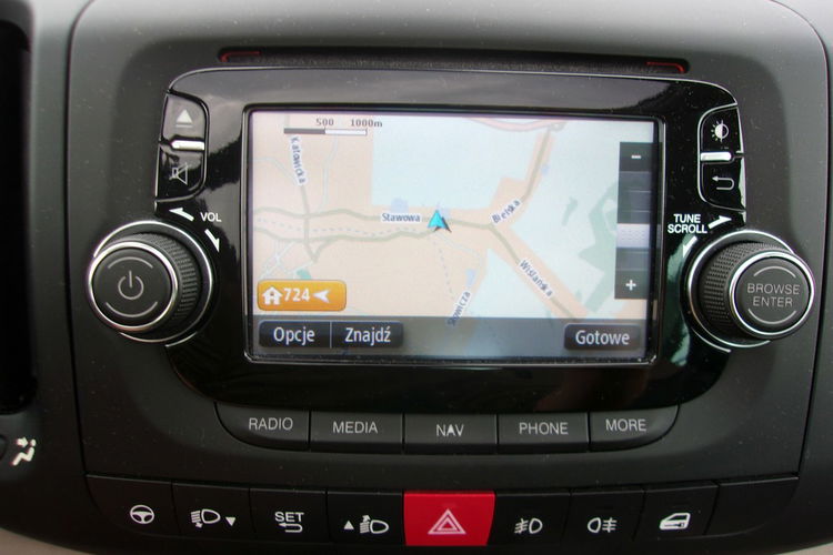 Fiat 500L L 1.4 Turbo Lounge, Klimatronic 2-stref, 2 kpl. kół, Kamera, PDC zdjęcie 22