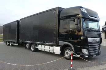 DAF XF 106.480 / EURO 6 / ZESTAW PRZEJAZDOWY / TANDEM /