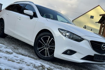 Mazda 6 2.0 SKYACTIV 165KM z Niemiec, Biała perła, XENON, Navi, tylko 134.000