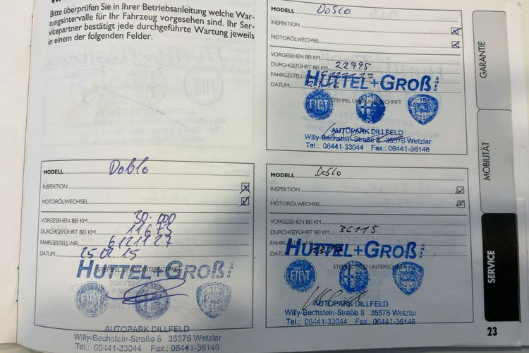 Fiat Doblo Klimatyzacja, 2 kpl. kół, Czujniki parkowania, Ele szyby 4x, Ele lust. zdjęcie 12