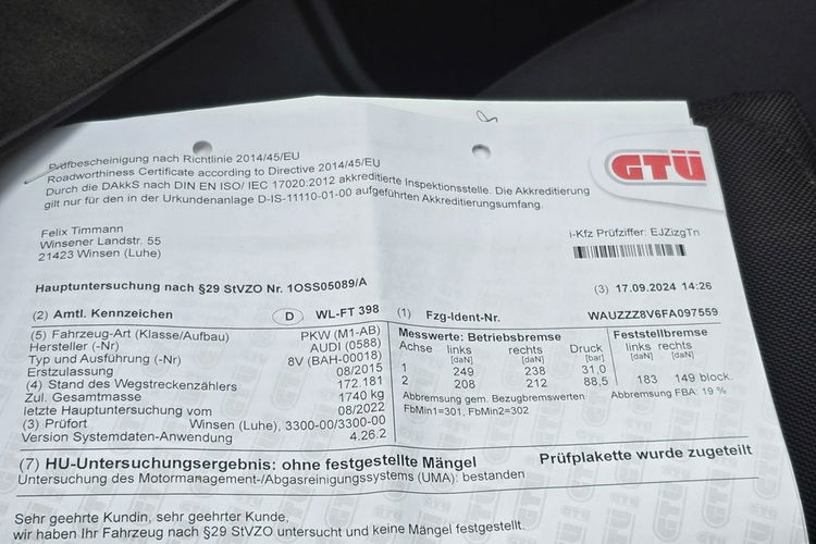 Audi A3 1.2Turbo Benz. Serwis.Navigacja.El.szyby.Centralka.. zdjęcie 32