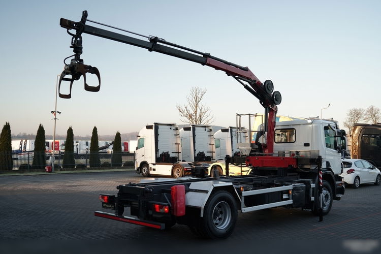 Scania P 280 / 4X2 / RAMA - 4.9 M / + HDS HMF 635 / UDŹWIG 1 500 KG / MAX WYSÓW 6.9 M / CHWYTAK /  zdjęcie 9