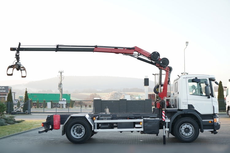 Scania P 280 / 4X2 / RAMA - 4.9 M / + HDS HMF 635 / UDŹWIG 1 500 KG / MAX WYSÓW 6.9 M / CHWYTAK /  zdjęcie 10