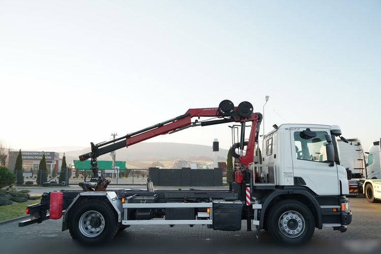 Scania P 280 / 4X2 / RAMA - 4.9 M / + HDS HMF 635 / UDŹWIG 1 500 KG / MAX WYSÓW 6.9 M / CHWYTAK /  zdjęcie 14