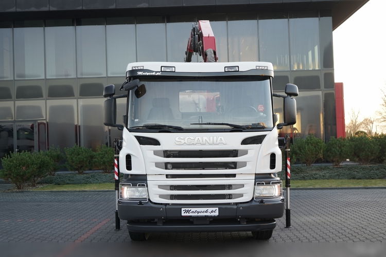 Scania P 280 / 4X2 / RAMA - 4.9 M / + HDS HMF 635 / UDŹWIG 1 500 KG / MAX WYSÓW 6.9 M / CHWYTAK /  zdjęcie 3