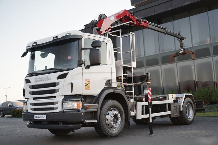 Scania P 280 / 4X2 / RAMA - 4.9 M / + HDS HMF 635 / UDŹWIG 1 500 KG / MAX WYSÓW 6.9 M / CHWYTAK /  zdjęcie 4