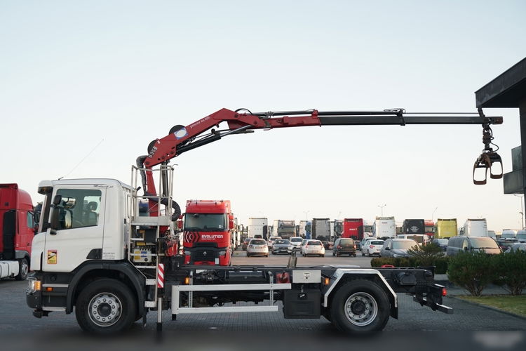 Scania P 280 / 4X2 / RAMA - 4.9 M / + HDS HMF 635 / UDŹWIG 1 500 KG / MAX WYSÓW 6.9 M / CHWYTAK /  zdjęcie 6