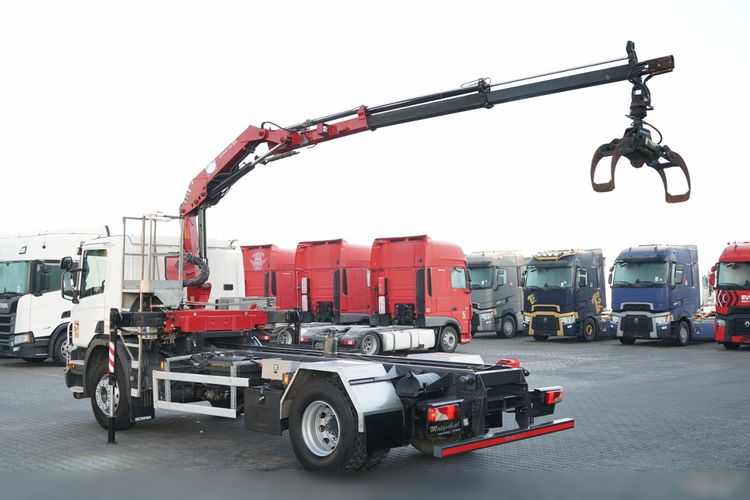 Scania P 280 / 4X2 / RAMA - 4.9 M / + HDS HMF 635 / UDŹWIG 1 500 KG / MAX WYSÓW 6.9 M / CHWYTAK /  zdjęcie 7