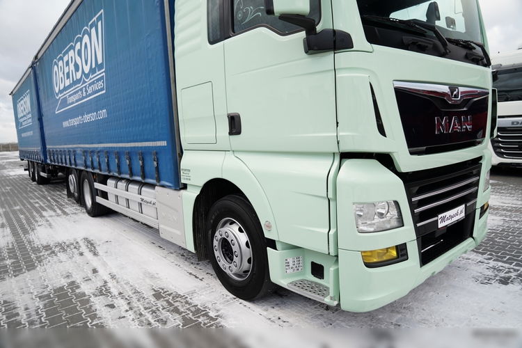 MAN TGX 26.460 / ZESTAW TANDEM PRZEJAZDOWY / 120 M3 / KLIMATYZACJA POSTOJOWA / OŚ PODNOSZONA / OŚ SKRĘTNA / + PRZYCZEPA FRUEHAUF / OSIE SAF  zdjęcie 9