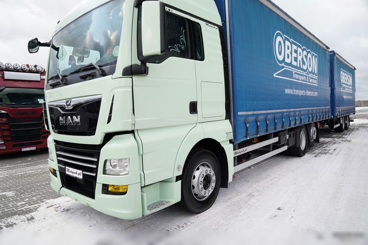 MAN TGX 26.460 / ZESTAW TANDEM PRZEJAZDOWY / 120 M3 / KLIMATYZACJA POSTOJOWA / OŚ PODNOSZONA / OŚ SKRĘTNA / + PRZYCZEPA FRUEHAUF / OSIE SAF  zdjęcie 11