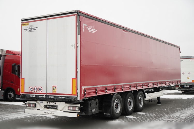 Wielton / FIRANKA / STANDARD / MULDA DO STALI - 9 M / OŚ PODNOSZONA / DACH PODNOSZONY / SAF /  zdjęcie 5