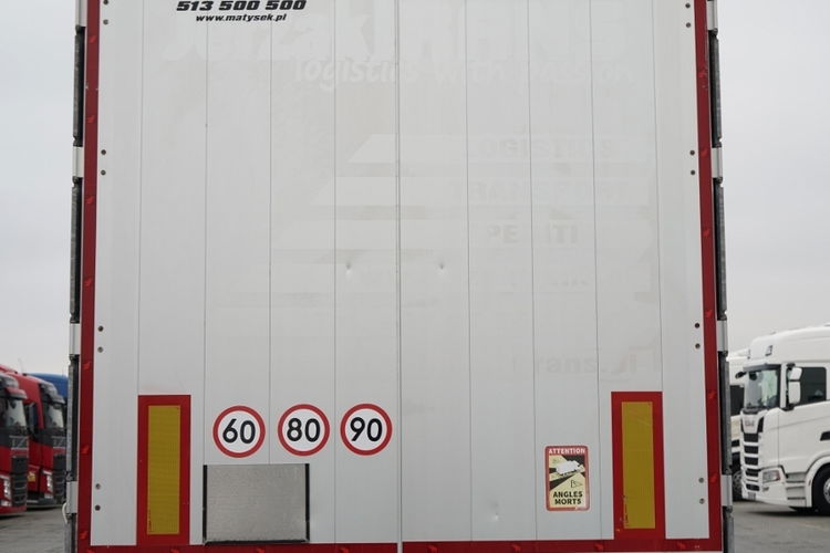 Schmitz -CARGOBULL / FIRANKA / STANDARD / MULDA DO STALI - 9 M / DACH PODNOSZONY / OŚ PODNOSZONA / zdjęcie 12