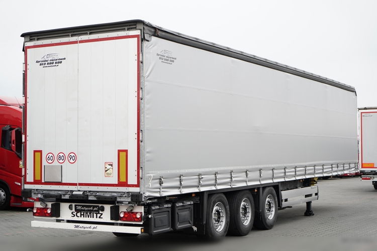 Schmitz -CARGOBULL / FIRANKA / STANDARD / MULDA DO STALI - 9 M / DACH PODNOSZONY / OŚ PODNOSZONA / zdjęcie 6
