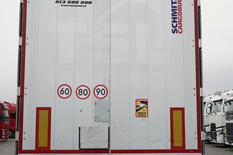 Schmitz -CARGOBULL / FIRANKA / STANDARD  / DACH PODNOSZONY / OŚ PODNOSZONA / zdjęcie 12