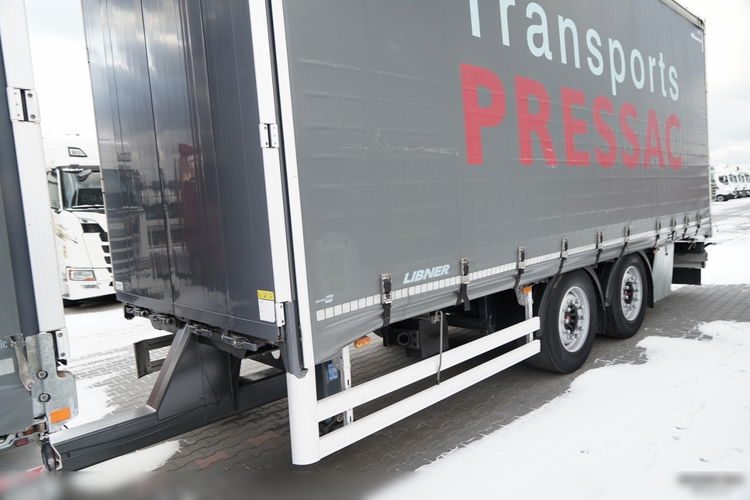 DAF XF 480 / ZESTAW TANDEM / 120 M3 / PRZEJAZDOWY / OŚ PODNOSZONA / OŚ SKRĘTNA / PODŁOGA SZYNA DESKA / WINDA DHOLLANDIA / KLIMA POSTOJOWA / + PRZYCZEPA LECITRAILER / OSIE SAF  zdjęcie 15