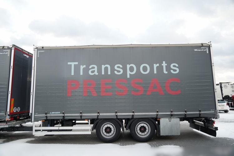 DAF XF 480 / ZESTAW TANDEM / 120 M3 / PRZEJAZDOWY / OŚ PODNOSZONA / OŚ SKRĘTNA / PODŁOGA SZYNA DESKA / WINDA DHOLLANDIA / KLIMA POSTOJOWA / + PRZYCZEPA LECITRAILER / OSIE SAF  zdjęcie 16