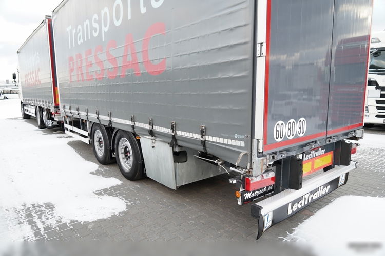 DAF XF 480 / ZESTAW TANDEM / 120 M3 / PRZEJAZDOWY / OŚ PODNOSZONA / OŚ SKRĘTNA / PODŁOGA SZYNA DESKA / WINDA DHOLLANDIA / KLIMA POSTOJOWA / + PRZYCZEPA LECITRAILER / OSIE SAF  zdjęcie 17