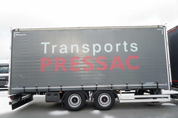 DAF XF 480 / ZESTAW TANDEM / 120 M3 / PRZEJAZDOWY / OŚ PODNOSZONA / OŚ SKRĘTNA / PODŁOGA SZYNA DESKA / WINDA DHOLLANDIA / KLIMA POSTOJOWA / + PRZYCZEPA LECITRAILER / OSIE SAF  zdjęcie 20