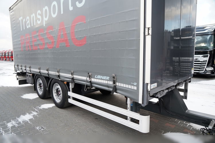 DAF XF 480 / ZESTAW TANDEM / 120 M3 / PRZEJAZDOWY / OŚ PODNOSZONA / OŚ SKRĘTNA / PODŁOGA SZYNA DESKA / WINDA DHOLLANDIA / KLIMA POSTOJOWA / + PRZYCZEPA LECITRAILER / OSIE SAF  zdjęcie 21