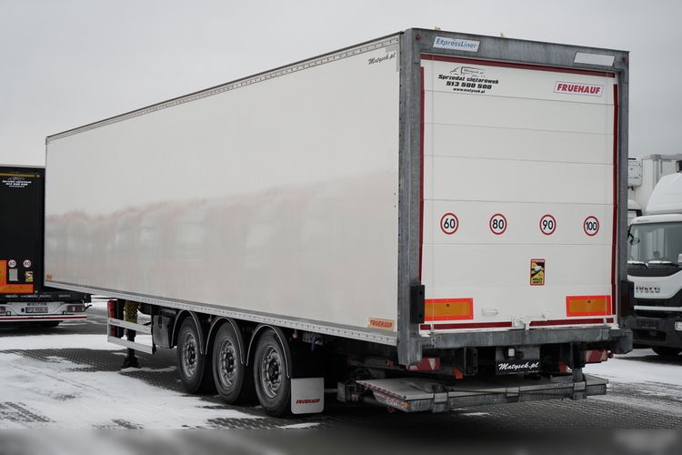 Fruehauf / KONTENER / KOFFER / ROLETA  / WINDA  DHOLLANDIA  / MOCNA PODŁOGA SZYNA DESKA  zdjęcie 4