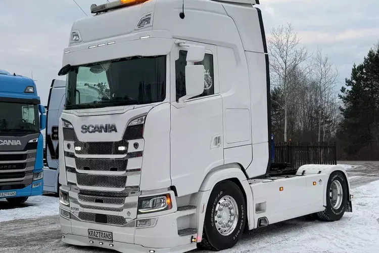 S730 V8 idealny stan 2021 pełna opcja z Niemiec ASO scania na kontrakcie hydraulika zdjęcie 12