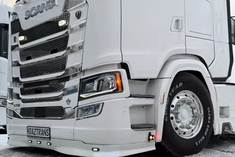 S730 V8 idealny stan 2021 pełna opcja z Niemiec ASO scania na kontrakcie hydraulika zdjęcie 13