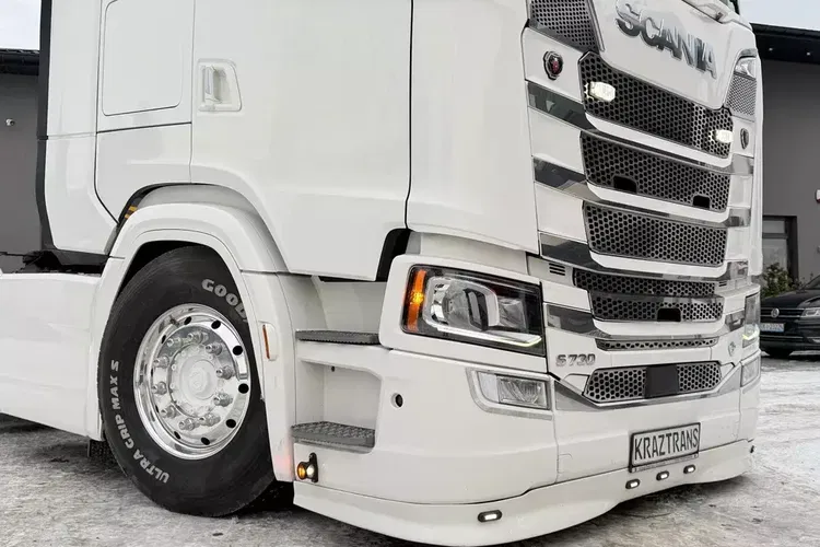 S730 V8 idealny stan 2021 pełna opcja z Niemiec ASO scania na kontrakcie hydraulika zdjęcie 4