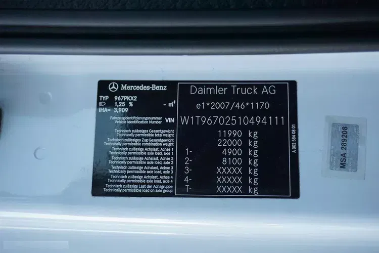 Mercedes ATEGO / 1223 / ACC / EURO 6 / CHŁODNIA + WINDA / MULTITEMPERATURA zdjęcie 11