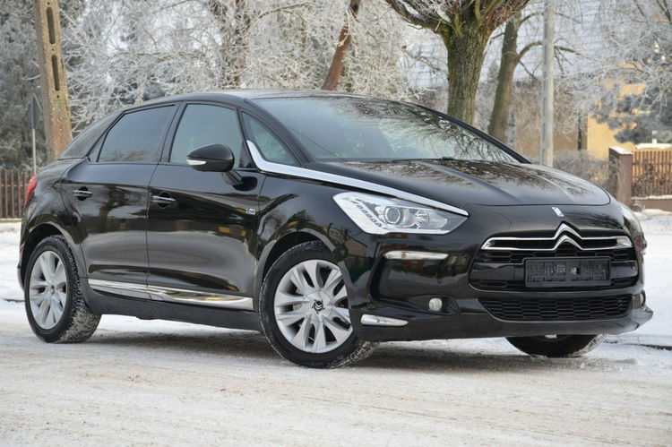 Citroen DS5 Czarny 2.0HDI Hybrid4 200KM Serwis Kamera Panorama Keyless go zdjęcie 13