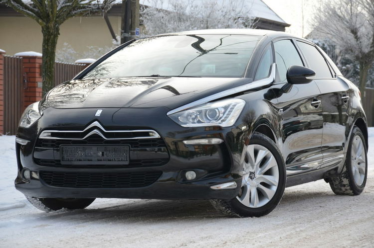 Citroen DS5 Czarny 2.0HDI Hybrid4 200KM Serwis Kamera Panorama Keyless go zdjęcie 2