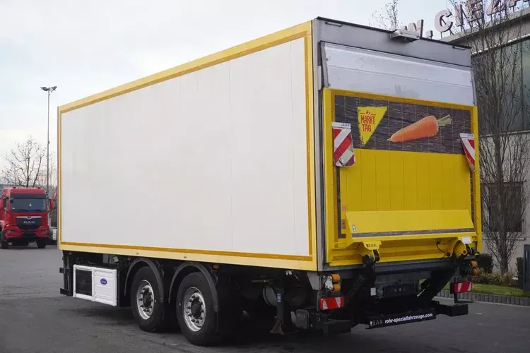 Inny Przyczepa chłodnia przejazdowa ROHR / Carrier Supra 850 / Winda Bär 2500 kg zdjęcie 4