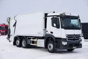 Mercedes ANTOS / 2533 / SMIECIARKA FAUN / OŚ SKRĘTNA / 90 000 KM