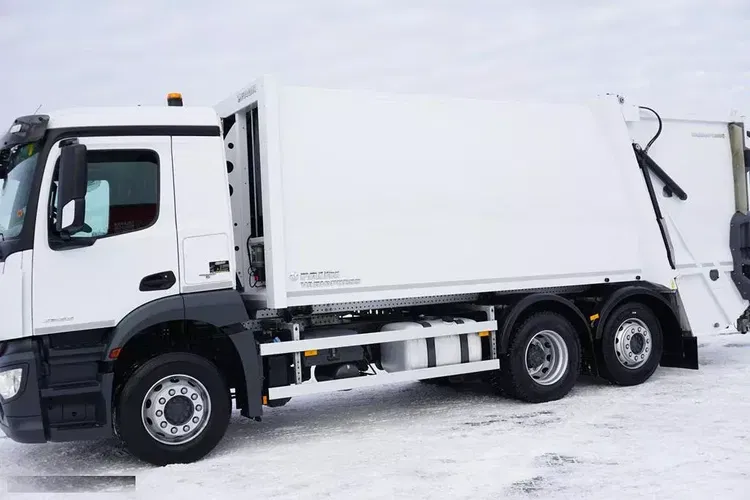 Mercedes ANTOS / 2533 / SMIECIARKA FAUN / OŚ SKRĘTNA / 90 000 KM zdjęcie 15