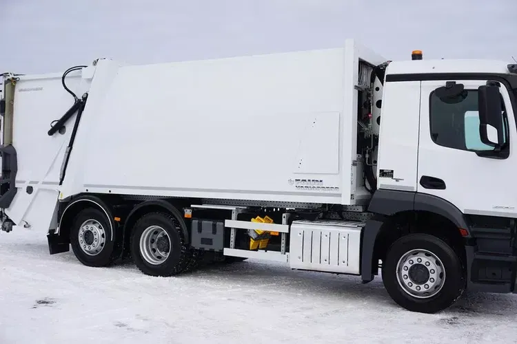 Mercedes ANTOS / 2533 / SMIECIARKA FAUN / OŚ SKRĘTNA / 90 000 KM zdjęcie 16