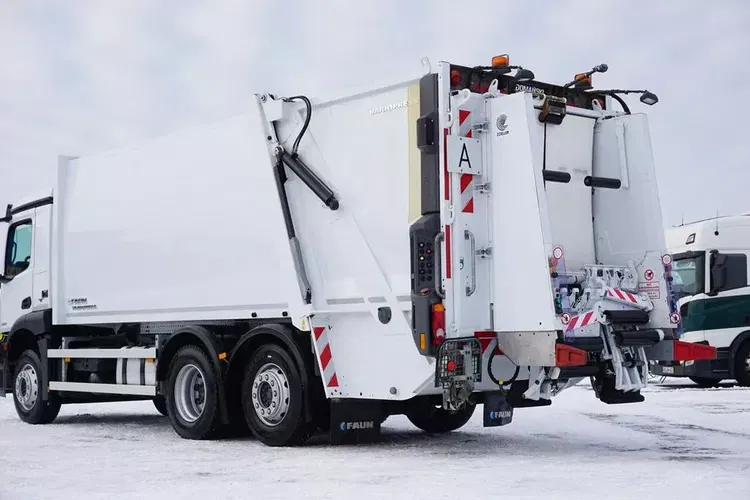 Mercedes ANTOS / 2533 / SMIECIARKA FAUN / OŚ SKRĘTNA / 90 000 KM zdjęcie 29